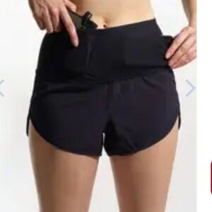 Pristine Alexo Athletica pristine XS concealed carry Runners running short black